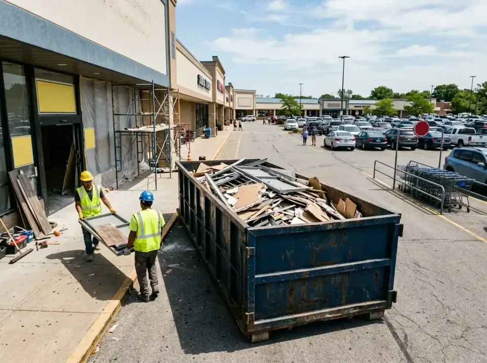 retail-store-renovation-debris-003 — frequently asked questions, Roll-off Dumpster Rentals in Ashburn, VA